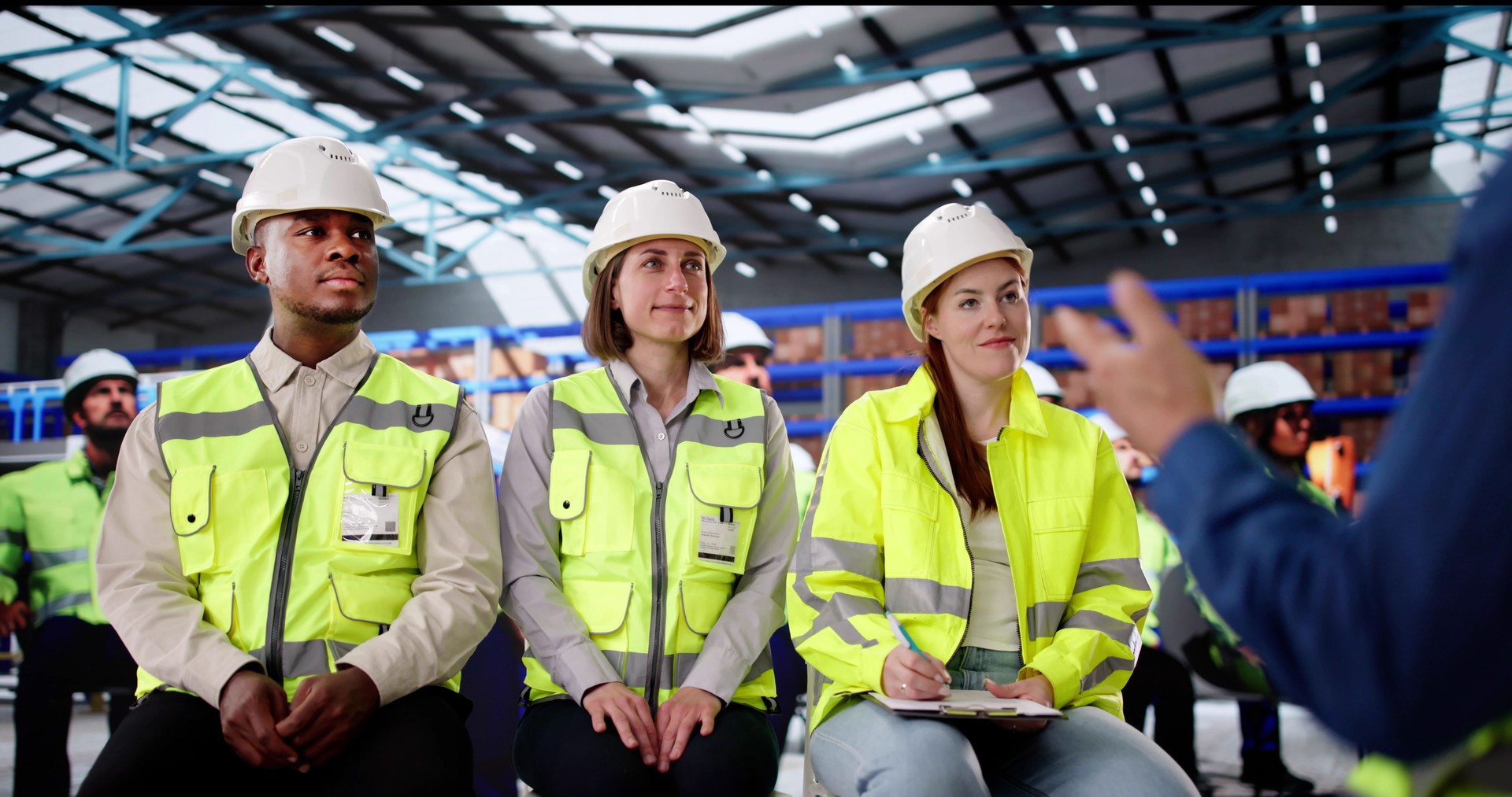 Team Of Diverse Engineers Undergo Safety Training